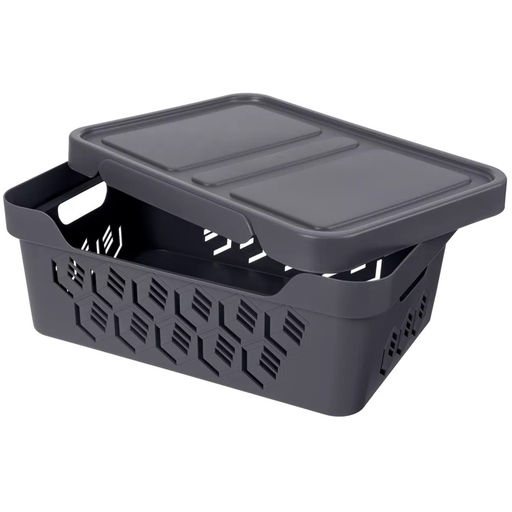 Ящик универсальный с крышкой "DELUXE", 12 л, арт. С32057
