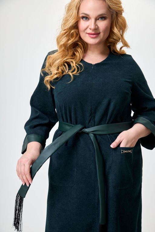 Платье ANELLI 1258 малахит