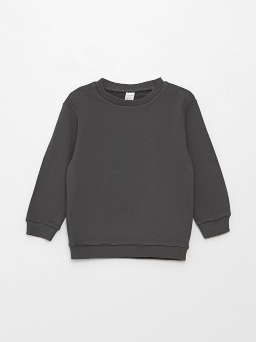 Bisiklet Yaka Uzun Kollu Bask?l? Erkek Bebek Sweatshirt 2li - Waikiki фото 3