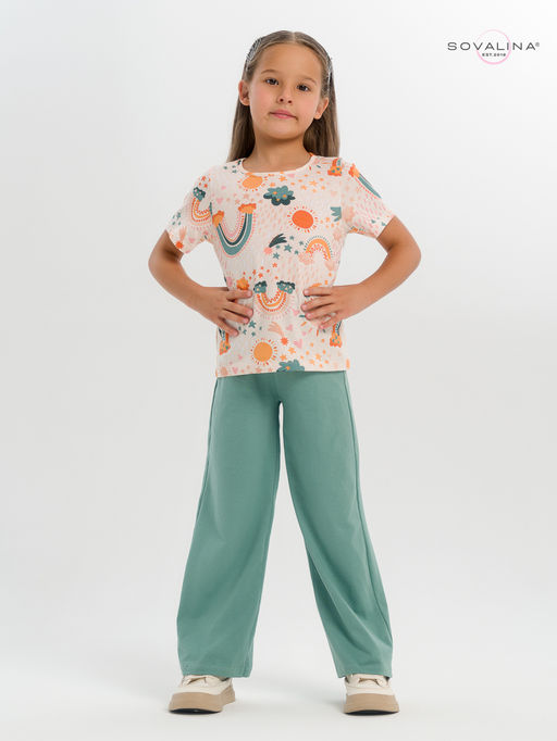 Костюм Лето изумруд-радуга бохо - Sovalina фото 11