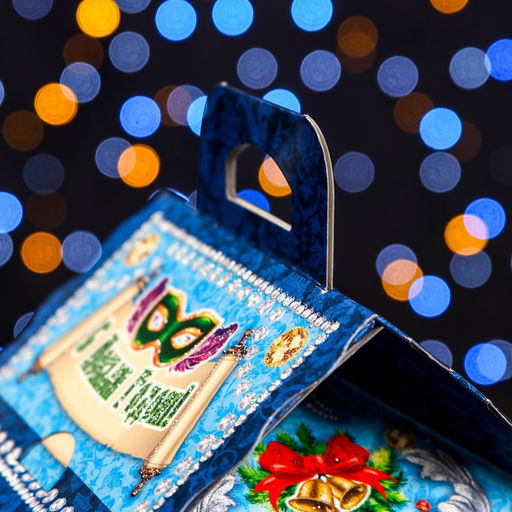 Цена за 10 шт. Подарочная коробка Маскарад 12 х 12 х 16,8 см - Simaland фото 15