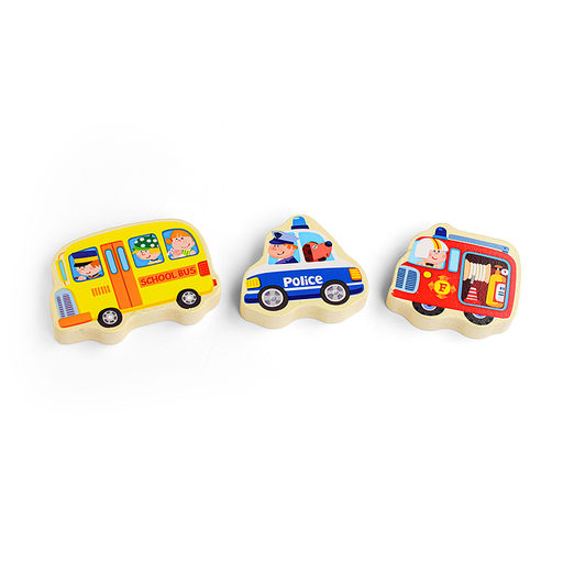 Пазл-вкладыш Транспортные средства - Щепочка фото 3