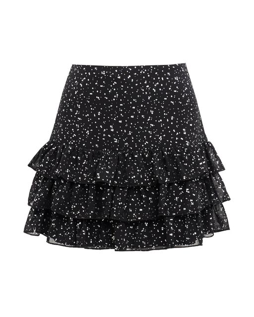 Мини-юбка с каскадными оборками - Incity фото 2