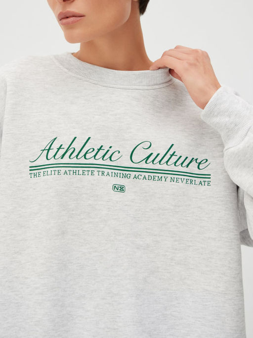 Свитшот оверсайз Athletic culture - NEVERLATE фото 3
