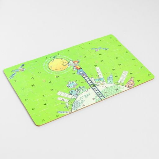 Пазл по цифрам Динозавры, 60 шт., 8х12,5х4 см - Simaland фото 6