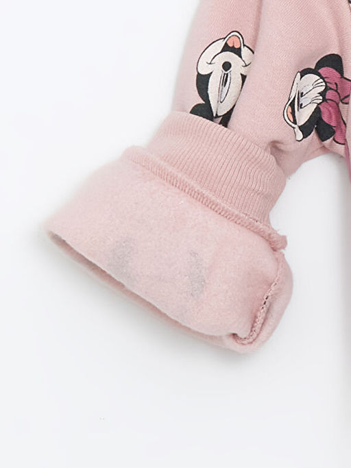 Bisiklet Yaka Minnie Mouse Bask?l? Kal?n K?z ?ocuk Sweatshirt - Waikiki фото 2