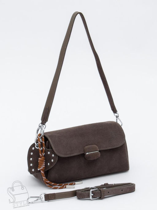 Сумка женская кожаная 6660VG gray Vitelli Grassi