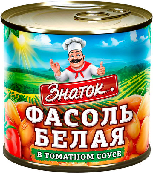 З Фасоль Белая в томате 400г