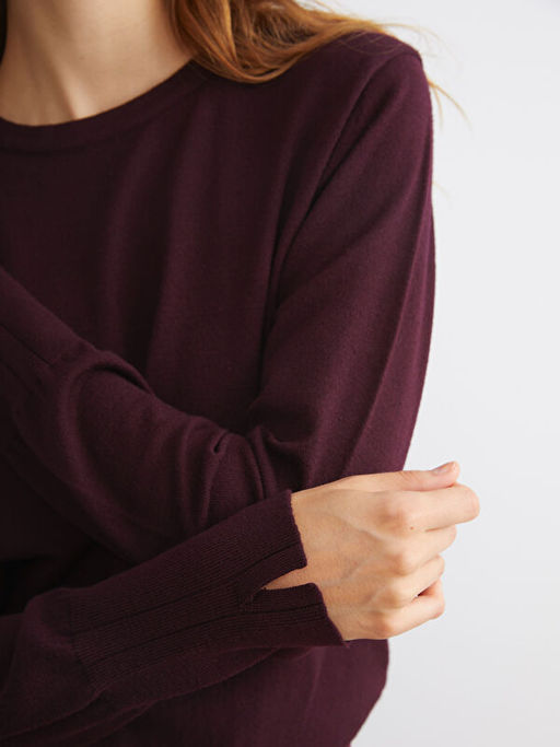 Bisiklet Yaka Kad?n Triko Kazak