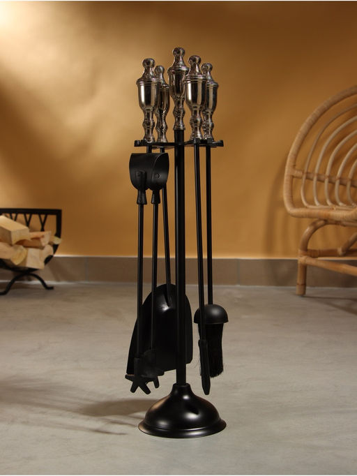 Каминный набор Вьюга сталь, 4 предмета, 13х13х61 см - Simaland фото 2