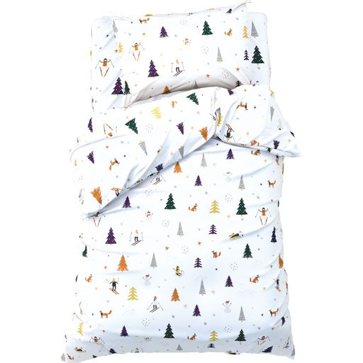 Постельное бельё 1.5-спальное «Этель» Happy skiers, бязь