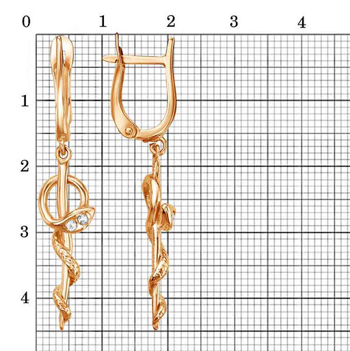 СЕРЬГИ 34614255ч - Красная пресня фото 2