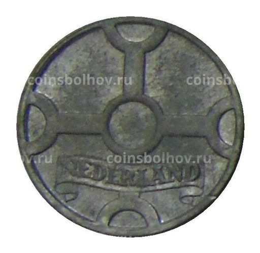 Монета 1 цент 1943 года Нидерланды
