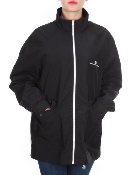 1106 BLACK Ветровка женская MADAM MODA (100% полиэстер) - Fashion фото 2