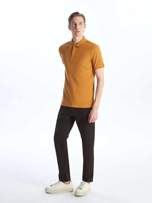 Polo Yaka K?sa Kollu Pike Erkek Ti??rt