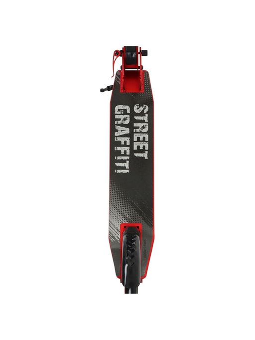 Самокат городской GRAFFITI, складной, колёса PU 200, 86A, ABEC 9, подножка, цвет красный