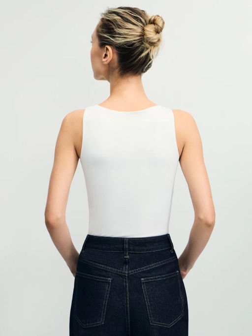Базовое боди без рукавов ZR2604013407-1 / Zarina  фото 10