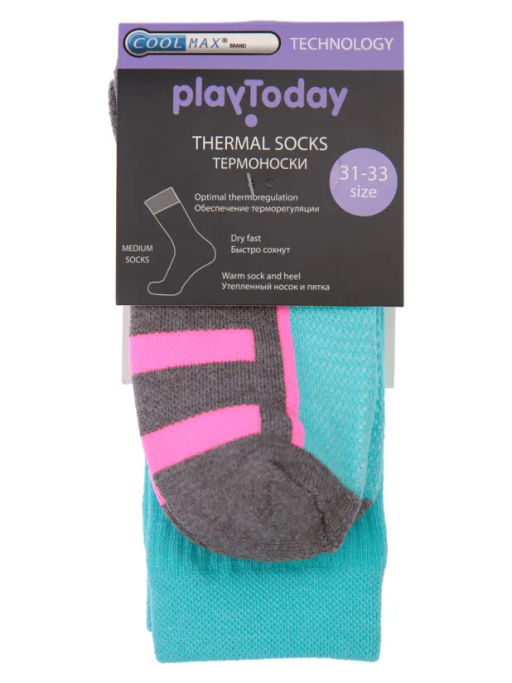 PlayToday / Термоноски трикотажные для девочек  фото 3