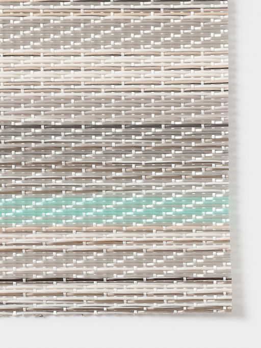 Набор салфеток сервировочных на стол Доляна «Дождь», 4 шт., 45×30 см, цвет бирюзово-белый