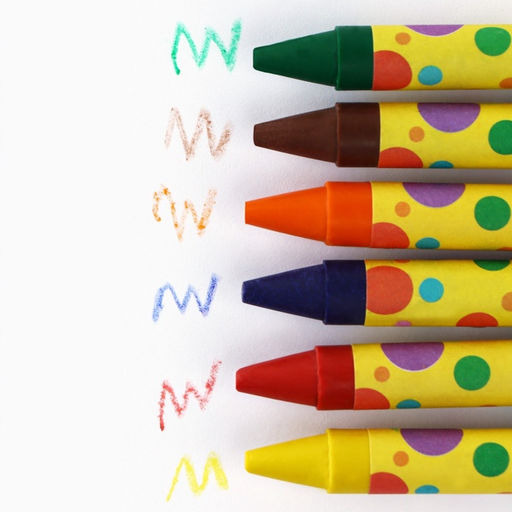 Цена за 5 шт. Восковые мелки, 6 цветов ТМ Наброскин