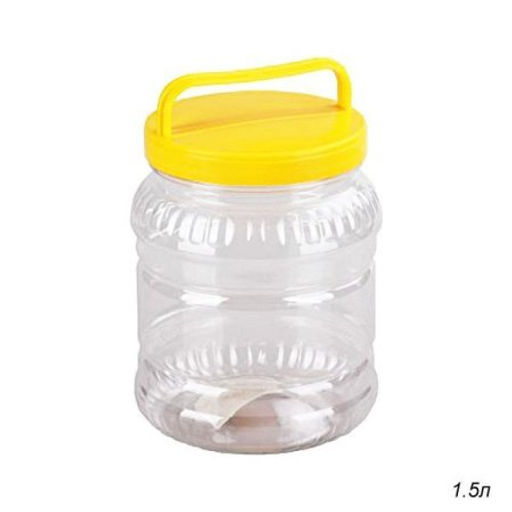 Бидон 1,5 л / М467 /уп.12/ с крышкой - Галеонтрейд фото 2