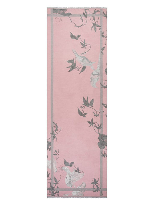 Палантин жен. виск+шерсть 60х180 LE33-908-05 - Labbra фото 4