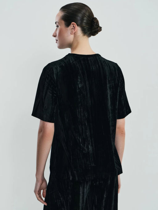 Футболка с коротким рукавом из бархата / Zarina