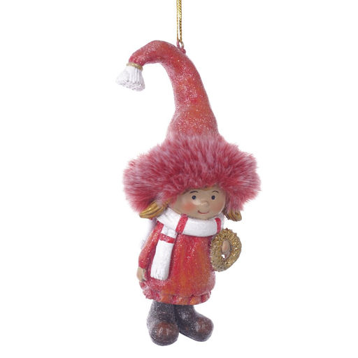 Фигурка декоративная подвесная "Дети", L6 W5 H13 см, 2в.