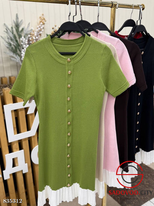 Платье женское с имитацией пуговиц - Bruno фото 3