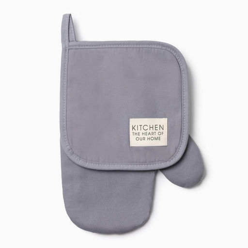 Набор кухонный Этель Kitchen, цвет синий, варежка-прихватка 18х29 см, прихватка 19х19 см  фото 16