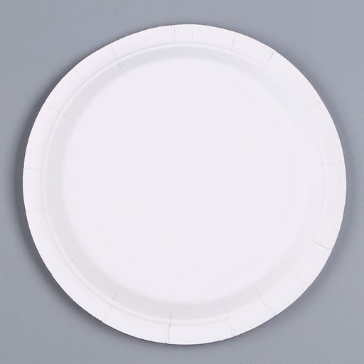 Тарелка бумажная Смайл, в наборе 6 шт., цвет сиреневый - Страна карнавалия фото 4