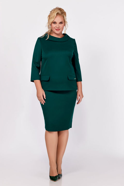 Блуза Swallow 803.2 черный+серебряный узор фото 27