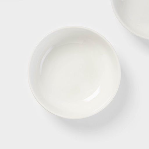 Салатники Magistro Edne, 600 мл, 15.5×5.5 см, набор 2 шт., фарфор, белые