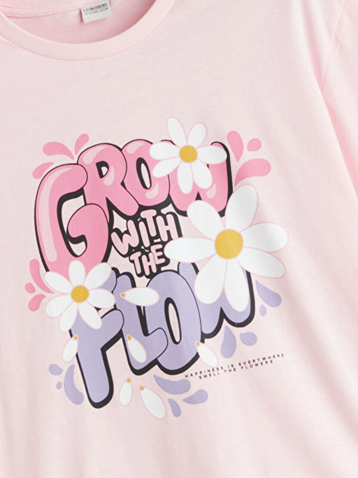 Bisiklet Yaka K?z ?ocuk Ti??rt