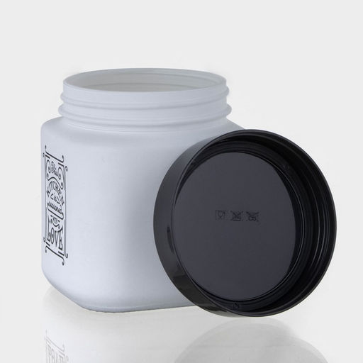 Банка для сыпучих «Любовь на кухне», 1 л, стекло, белая