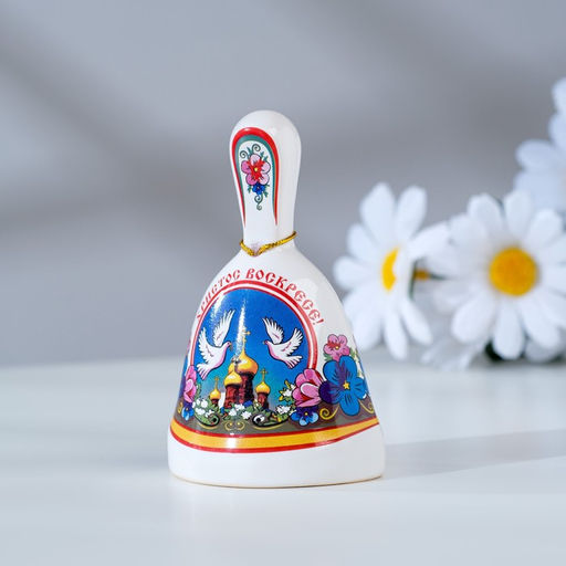 Колокольчик с ручкой Тюльпан. Пасха, готика, 9 см - Simaland фото 2