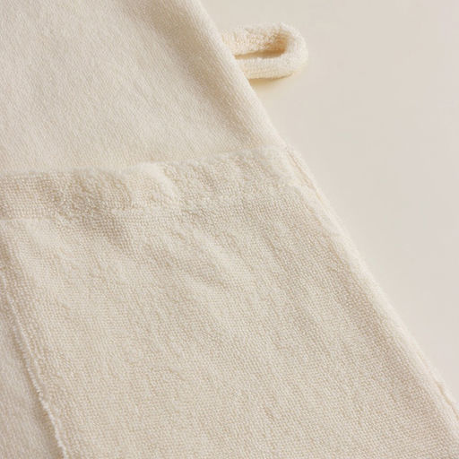 Халат махровый мужской SL HOME: Basic «Айвори», размер S, хлопок 100%, молочный