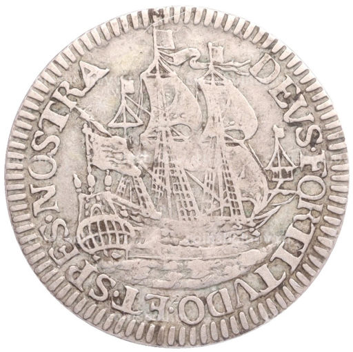 6 стуверов 1678 года Голандская республика провинция Западная Фрисландия