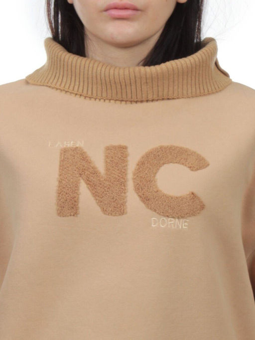2510 BEIGE Толстовка женская (85% хлопок, 10% полиэстер, 5% спандекс) - Fashion фото 4