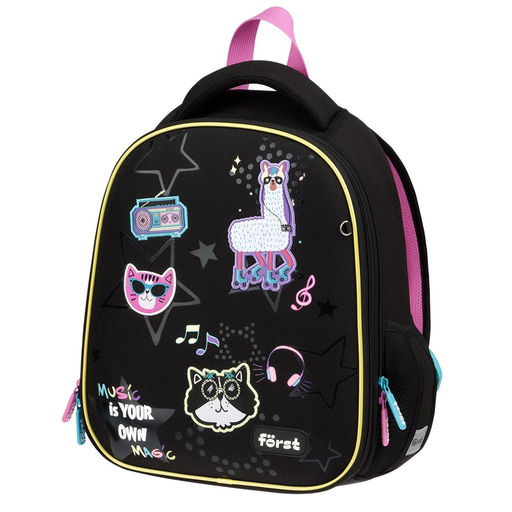 Рюкзак F?rst F-Top "Disco Lama" (FT-RY-012509) 36*28*15см, 2 отделения, 2 кармана, анатомическая спинка