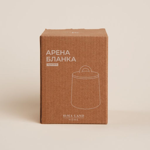 Сахарница SL Home «Арена Бланка», 400 мл, 9.5×12.5 см, керамика, белая