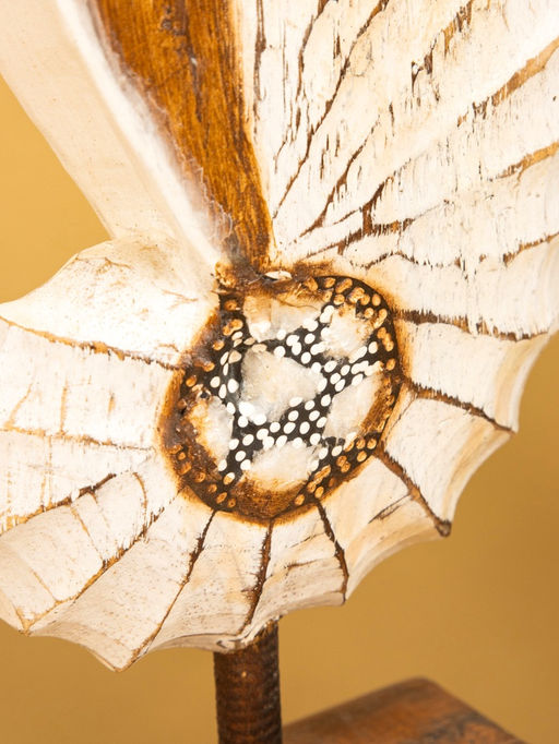 Набор сувенирный «Раковины», h=35 см, h=30 см, h=25 см, дерево, бежевый