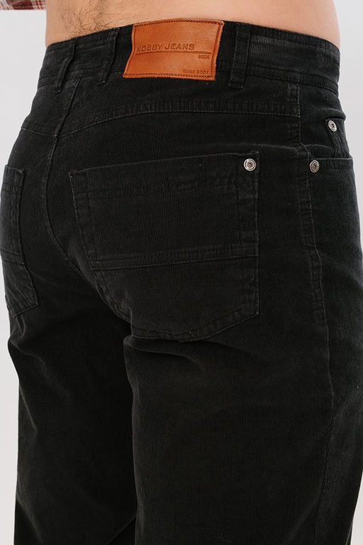 NOBBY, Мужские джинсы 01683-4 (антрацит микровельвет)  фото 6