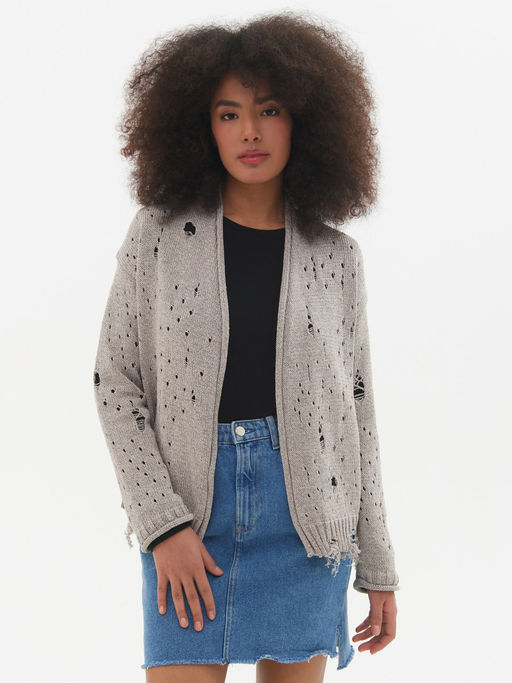 Кардиган л1342 бежевый - Стим фото 25