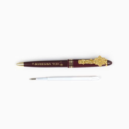 Ручка шариковая, синяя паста, 1.0 мм, автоматическая, пластик, в конверте С новым годом - Artfox фото 9