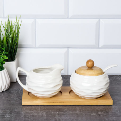 Набор для специй 2 предмета / S239 /уп 32/ на деревянной подставке - Галеонтрейд фото 2