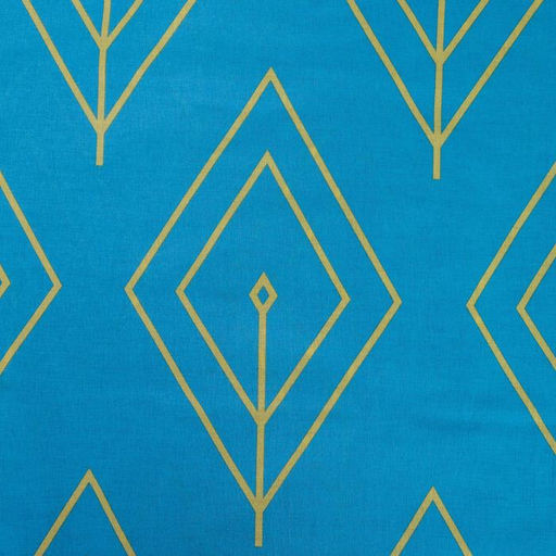 Постельное бельё Этель евро Бирюзовый лепесток 200х217, 240*220, 70х70-2 шт  фото 3