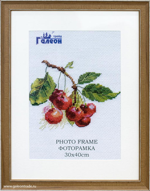 Рамка для оформления вышивки 30х40 с паспарту 8024 /ZR8210H-222411 /окно 21х30 - ГалеонТрейд фото 5