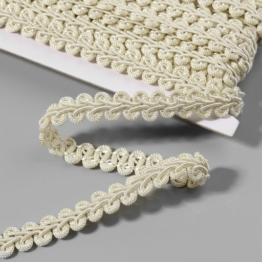 Тесьма декоративная «Шанель», 12 мм, 10±1 м, бежевая