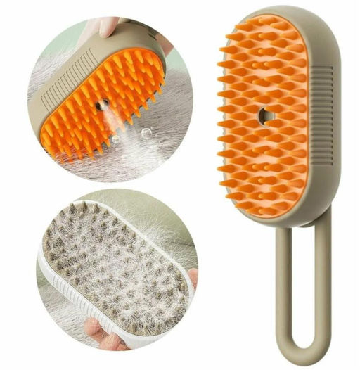 3 в 1 паровая щетка для кошек, электрическая расческа для кошек, массажная расческа для домашних животных для кошек, спрей для воды, щетки для ванны для кошек, товары для ухода за домашними животными